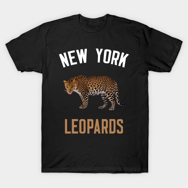 New York Leopard T-Shirt by cleverth